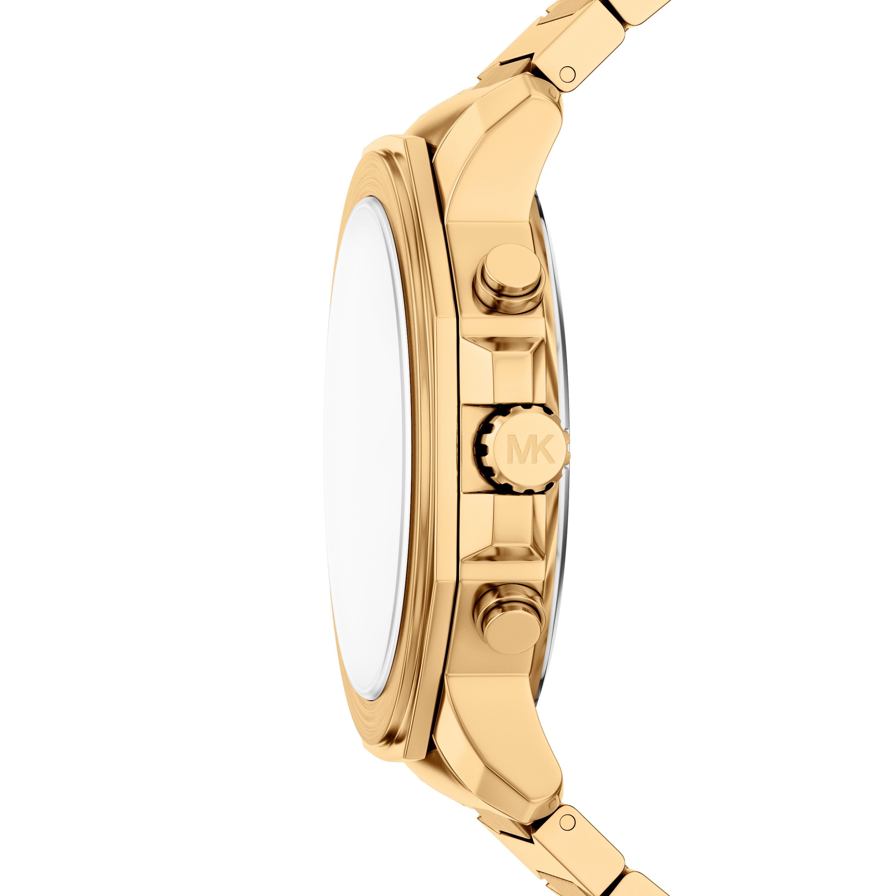 MICHAEL KORS Chronograph PRESCOTT MK9249, Quarzuhr, Armbanduhr, Herrenuhr, Edelstahlarmband, analog, Tag