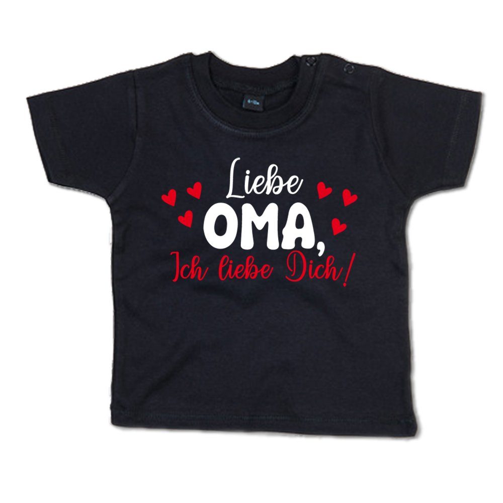 Ggraphics TShirt Liebe Oma, ich liebe Dich! Baby TShirt mit Spruch