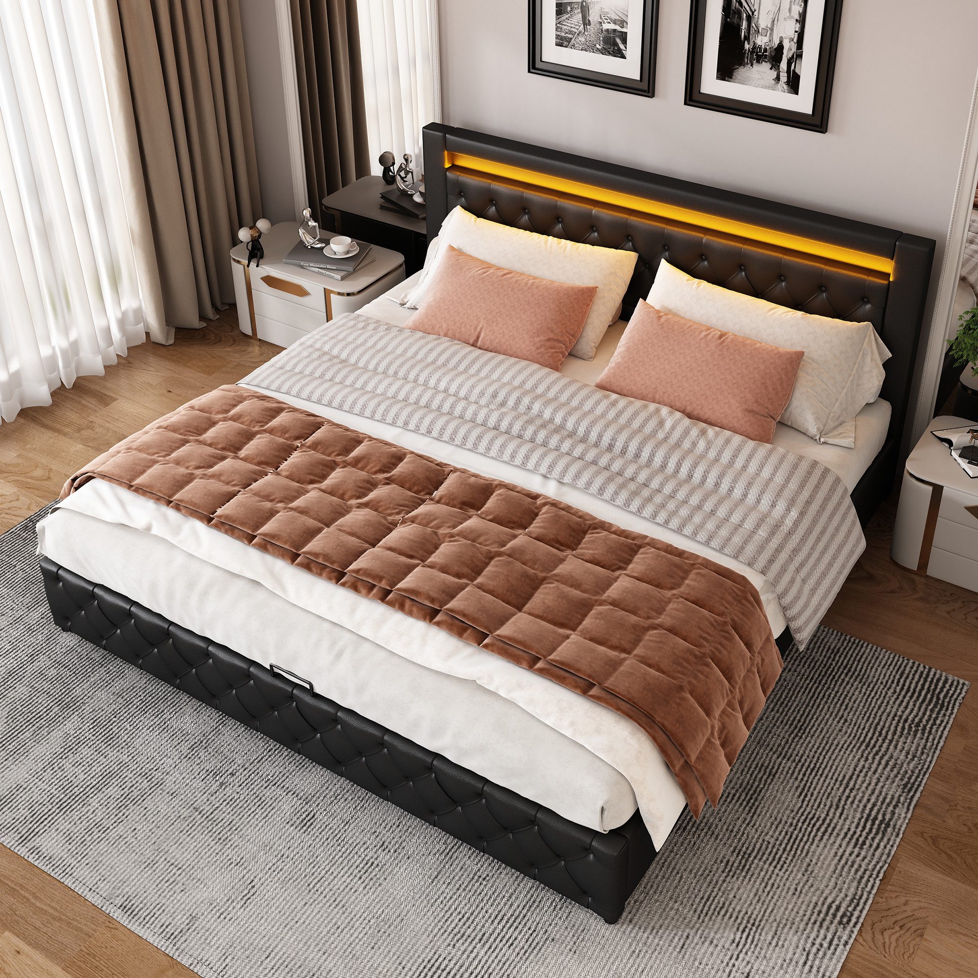 HAUSS SPOLE Polsterbett 140x200 mit Lattenrost günstig online kaufen