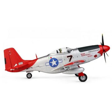 Amewi Spielzeug-Flugzeug 24127 AMXFlight P51 - Jagdflugzeug - grau/rot
