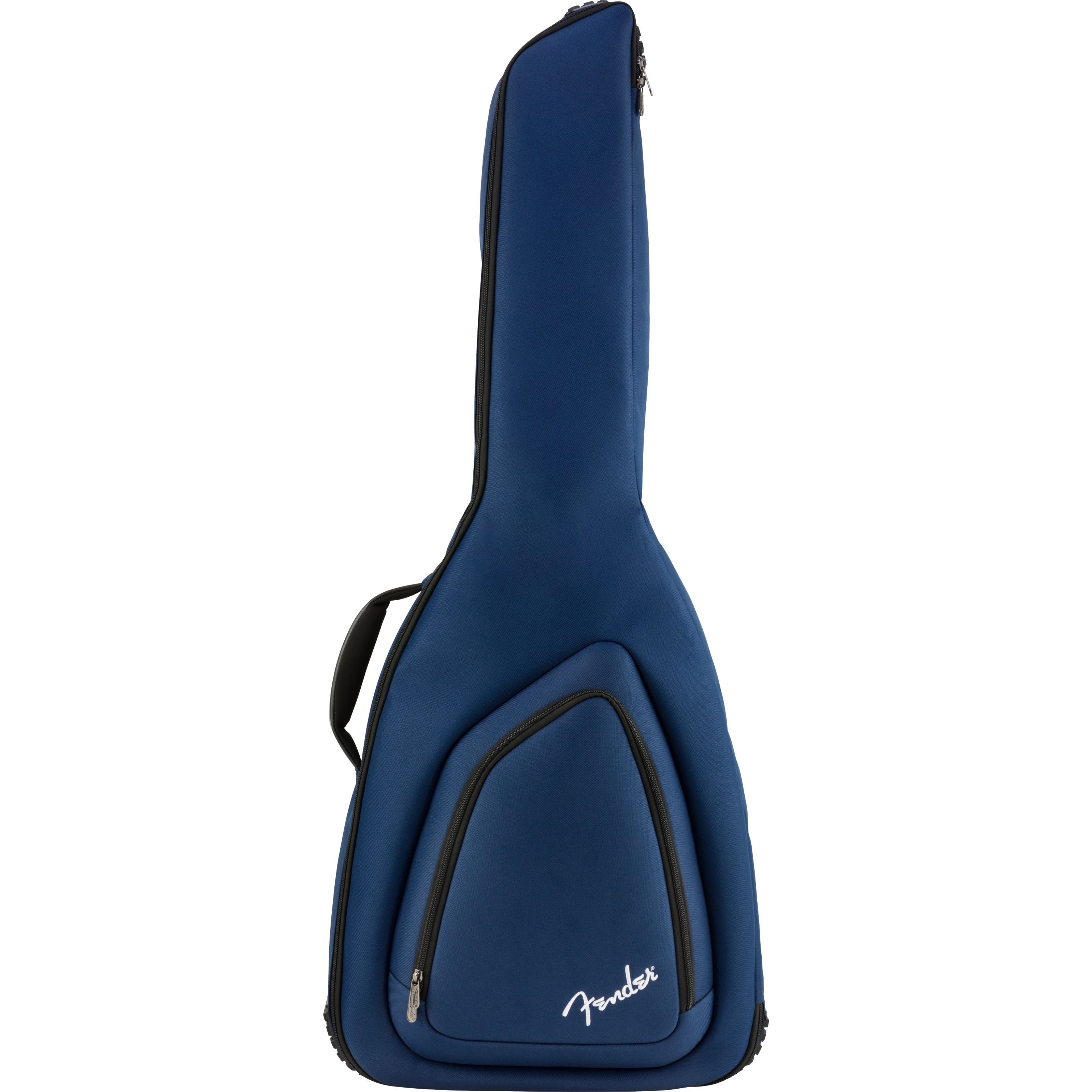 Fender Gitarrentasche (Gitarrenkoffer und Gitarrentaschen, Gitarrentasche Westerngitarre), Midnight Blue Performance Plus Series Dreadnought Gigbag - Tasche
