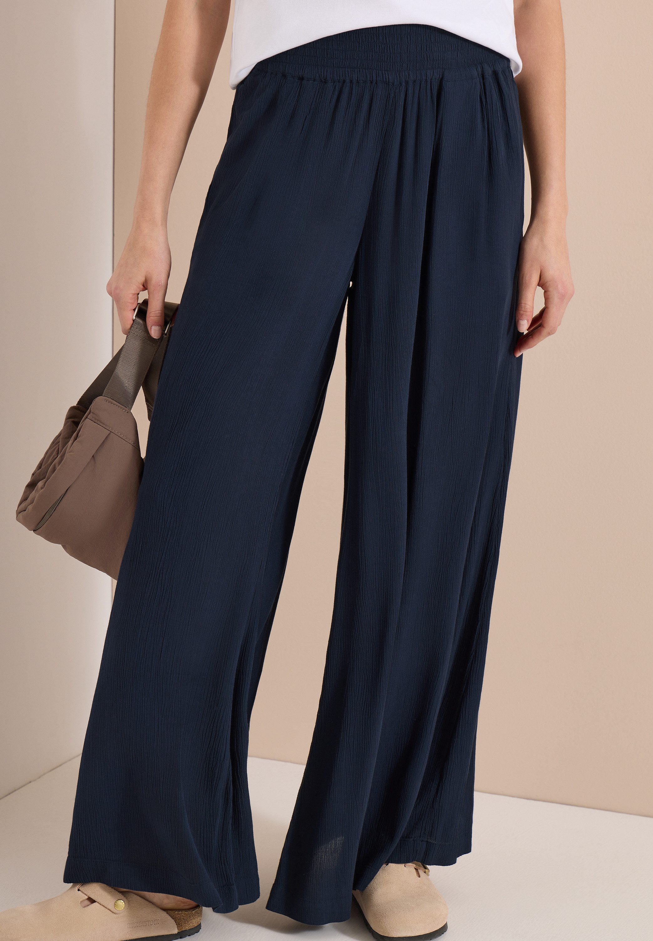 CECIL Stoffhose High Waist
