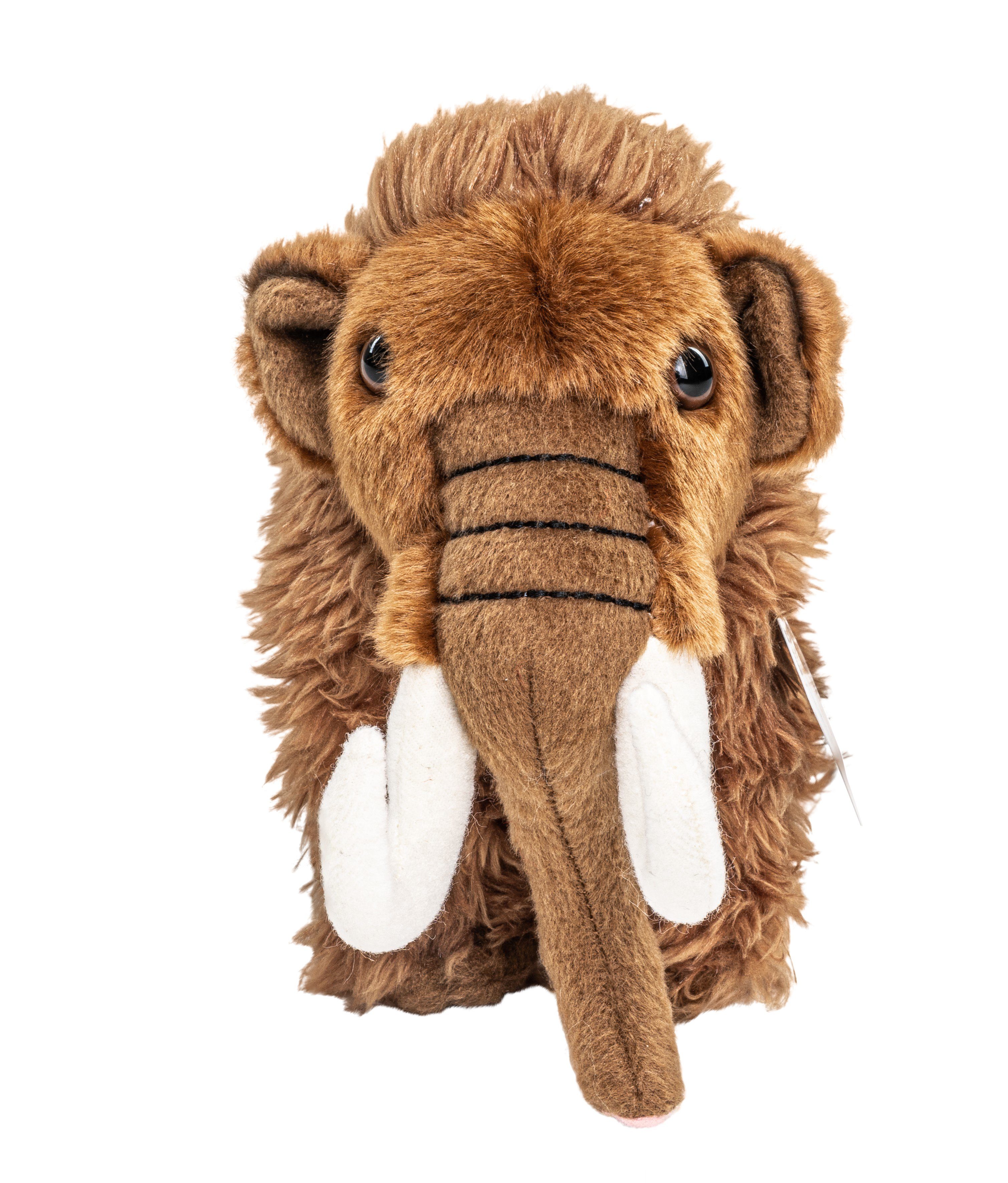 recyceltes - braun Plüschtier, - 100 Mammut Plüsch-Elefant (Höhe) Kuscheltier % 16 zu - Füllmaterial cm Uni-Toys