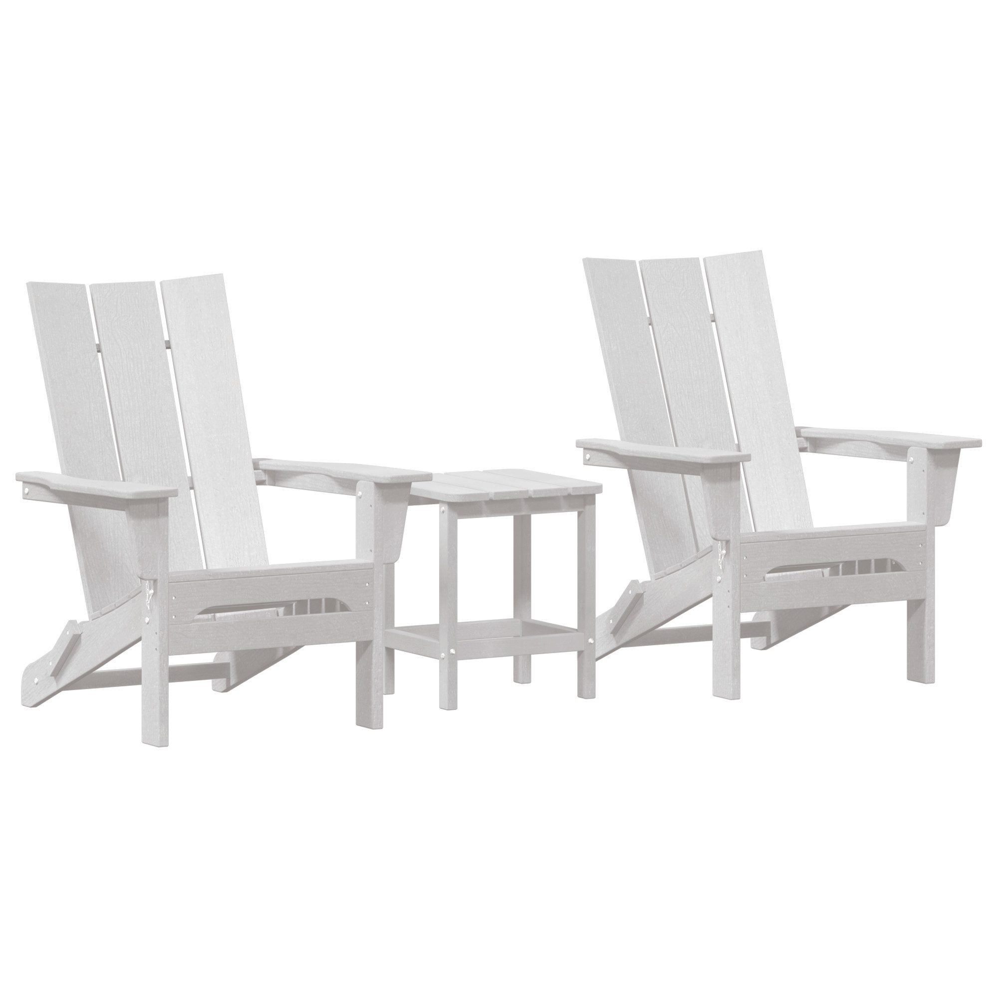 vidaXL Gartenstuhl 3-teiliges Garten Lounge Set günstig online kaufen