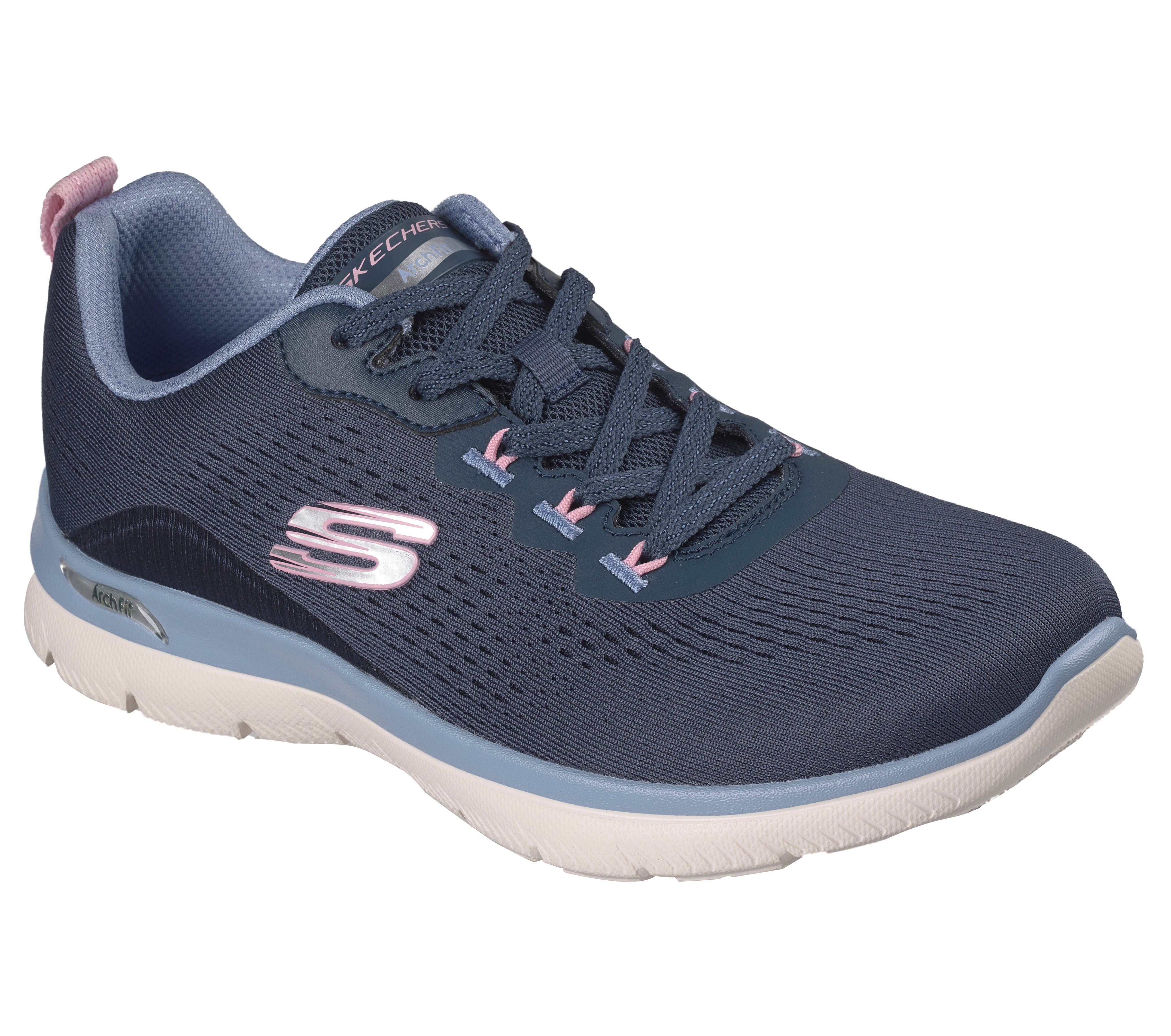 Skechers ARCH FIT SUMMITS-DAILY FLOW Sneaker Schnürschuh, Halbschuh, Freizeitsneaker für Maschinenwäsche geeignet – Bild 3 von 5