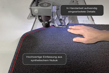 tuning-art Auto-Fußmatten LX402 Automatten Set passgenau für Mercedes CLA X118 Kombi 2019-
