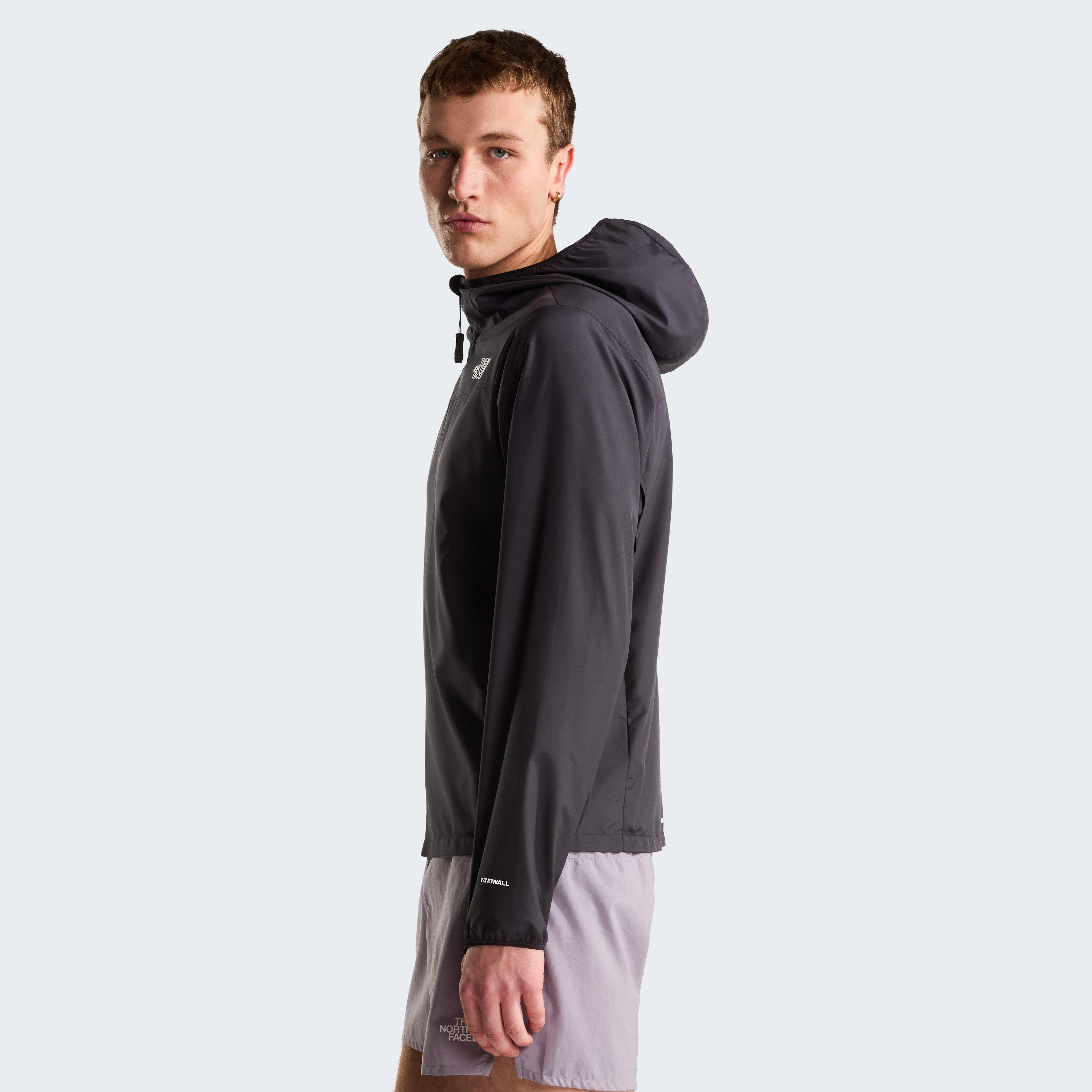 The North Face Windbreaker M FONTANALES WIND JACKET sportlicher Stil, für Sport- und Outdooraktivitäten, mit Packtasche – Bild 4 von 5