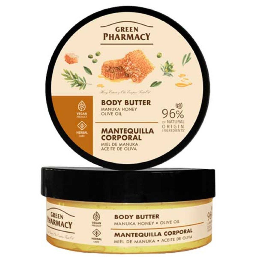Green Pharmacy Körperpflegemittel Körperbutter mit Manukahonig und Olivenöl