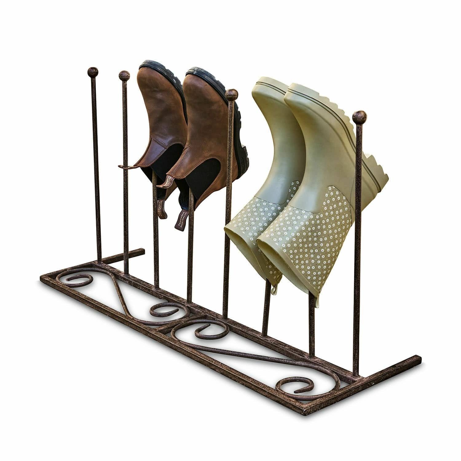 Mirabeau Schuhregal Schuhständer aus Eisen – Vintage Schuhregal für Flur & günstig online kaufen