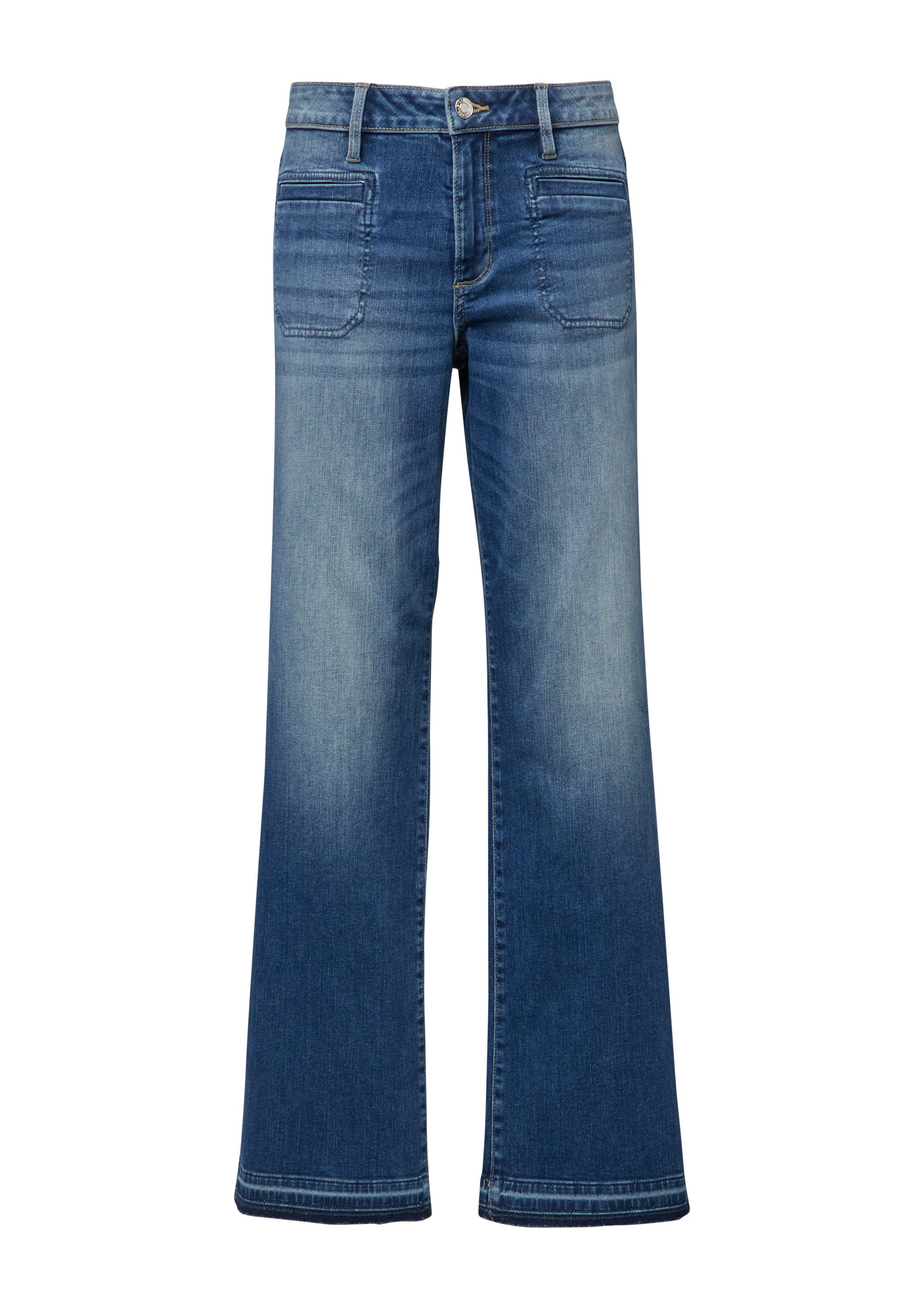 s.Oliver Bootcut-Jeans Jeans-Hose Jeans / Regular Fit / Mid Rise / Flared L günstig online kaufen