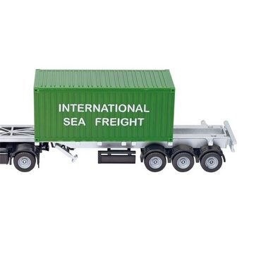 Siku Spielzeug-LKW LKW mit Container, Fahrzeug, gelb