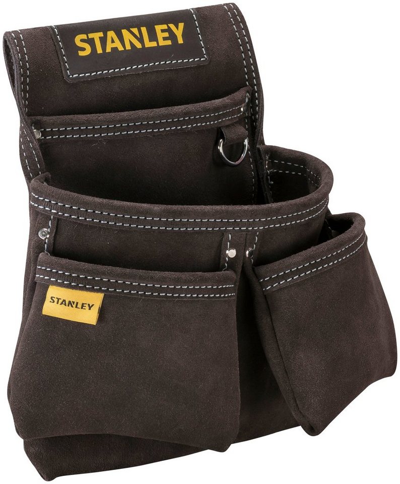 STANLEY Werkzeugtasche STST1-80116, Werkzeug- u. Nageltasche doppelt Leder