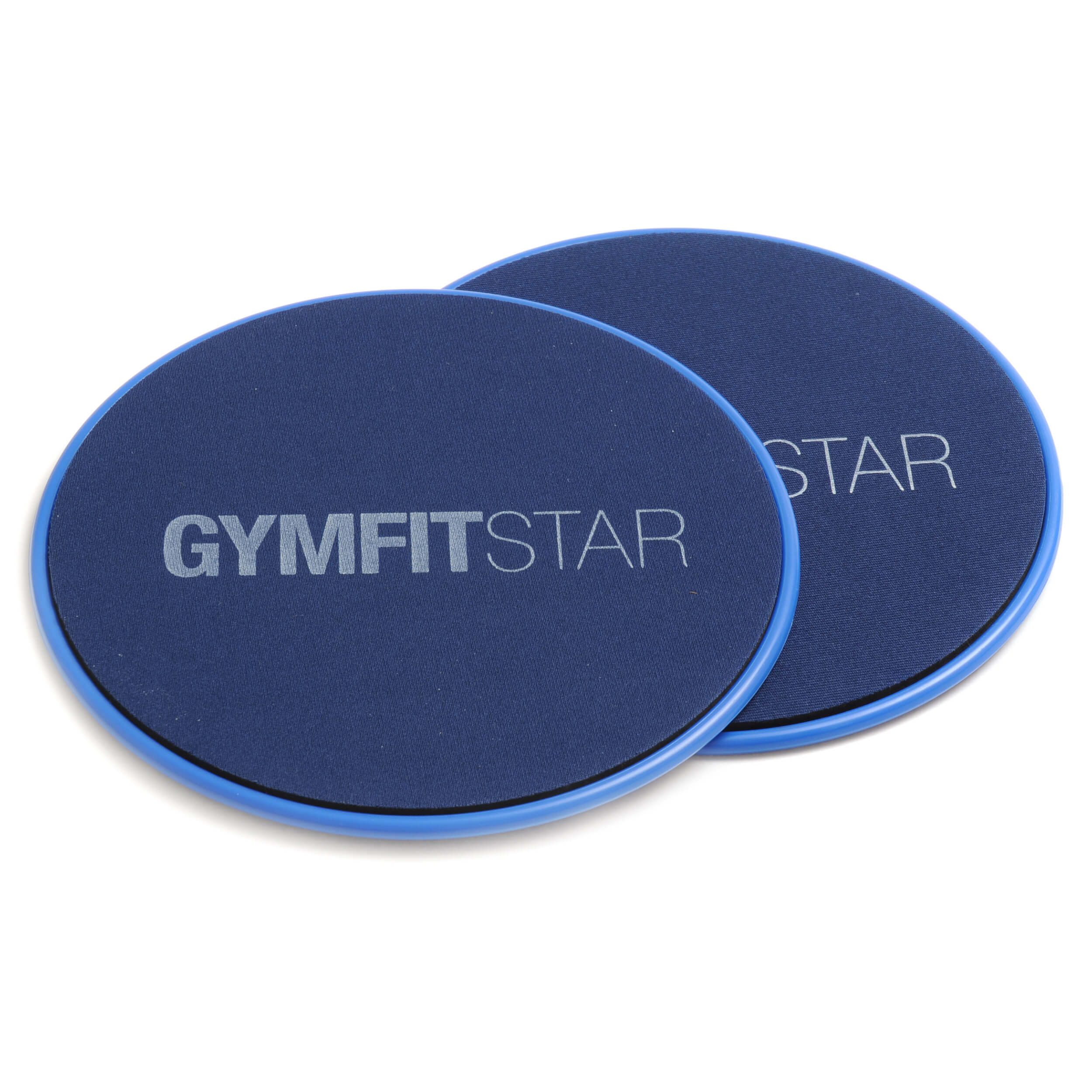Yogistar Handmuskeltrainer Sliding Disc Set - blue (gleicher Artikel mehrfach, 2-St., gleicher Artikel mehrfach), Slide-Tool für das effiziente Figurtraining.