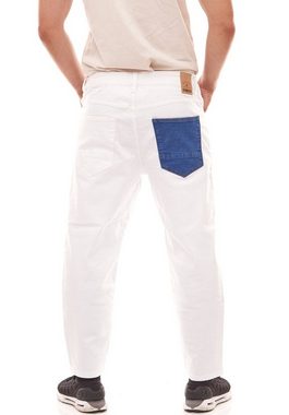 ONLY & SONS Stoffhose ONLY & SONS Onsavi Beam Tap Crop Herren Jeans Sommer-Hose Weiß