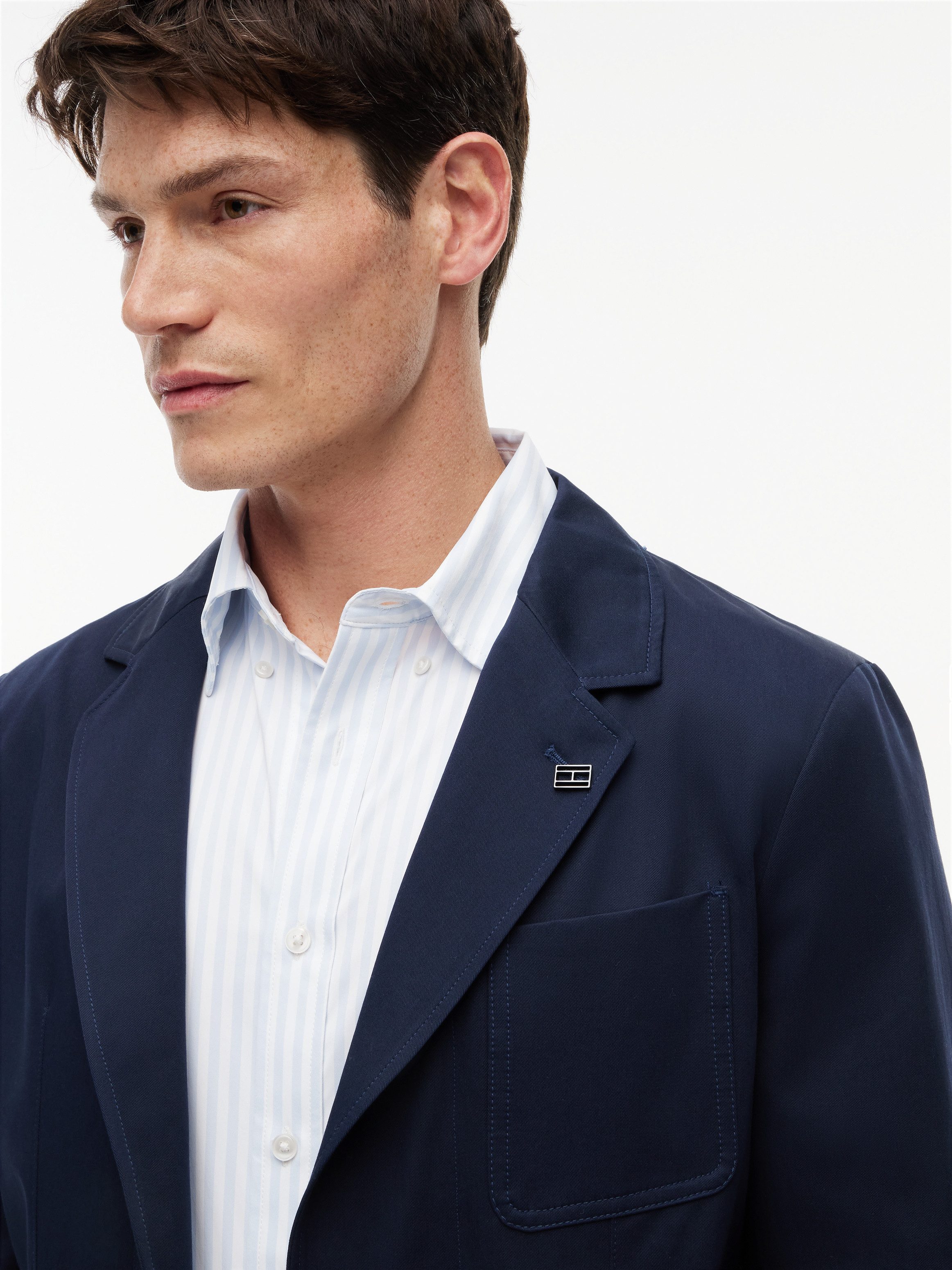 Tommy Hilfiger Sakko DC TECH COTTON CASUAL Premium Casual Everyday Sakko Anzug
