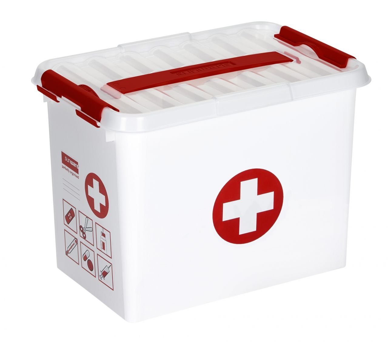 Sunware Aufbewahrungsbox Sunware ErsteHilfe-Box inklusive Deckel günstig online kaufen
