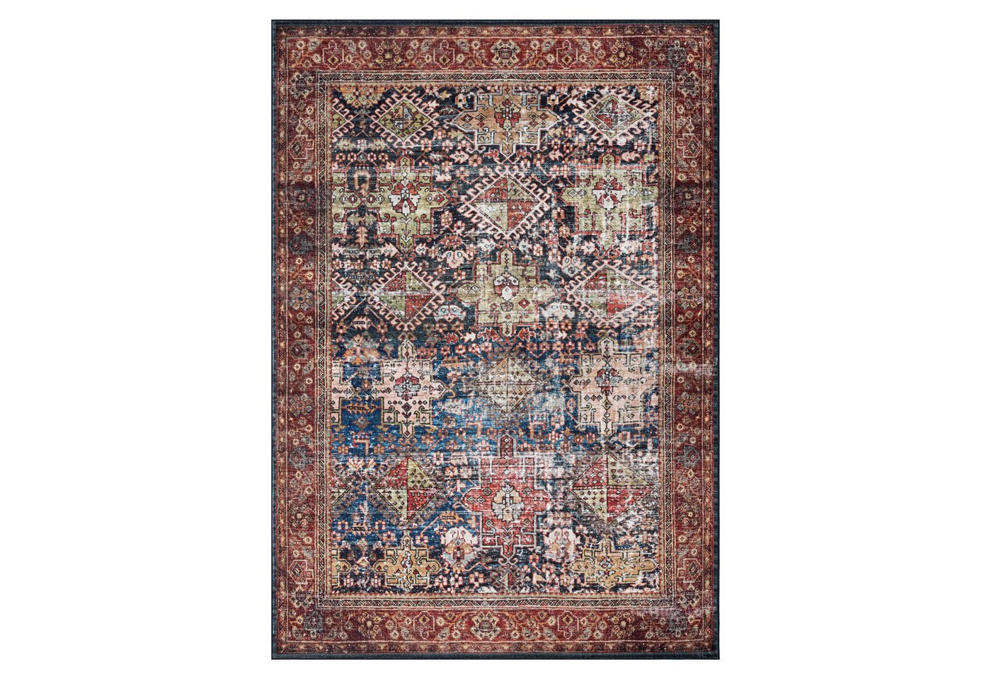 Tapiso Orientteppich ISPAHAN, rechteckig, Höhe: 6 mm, Orient Design