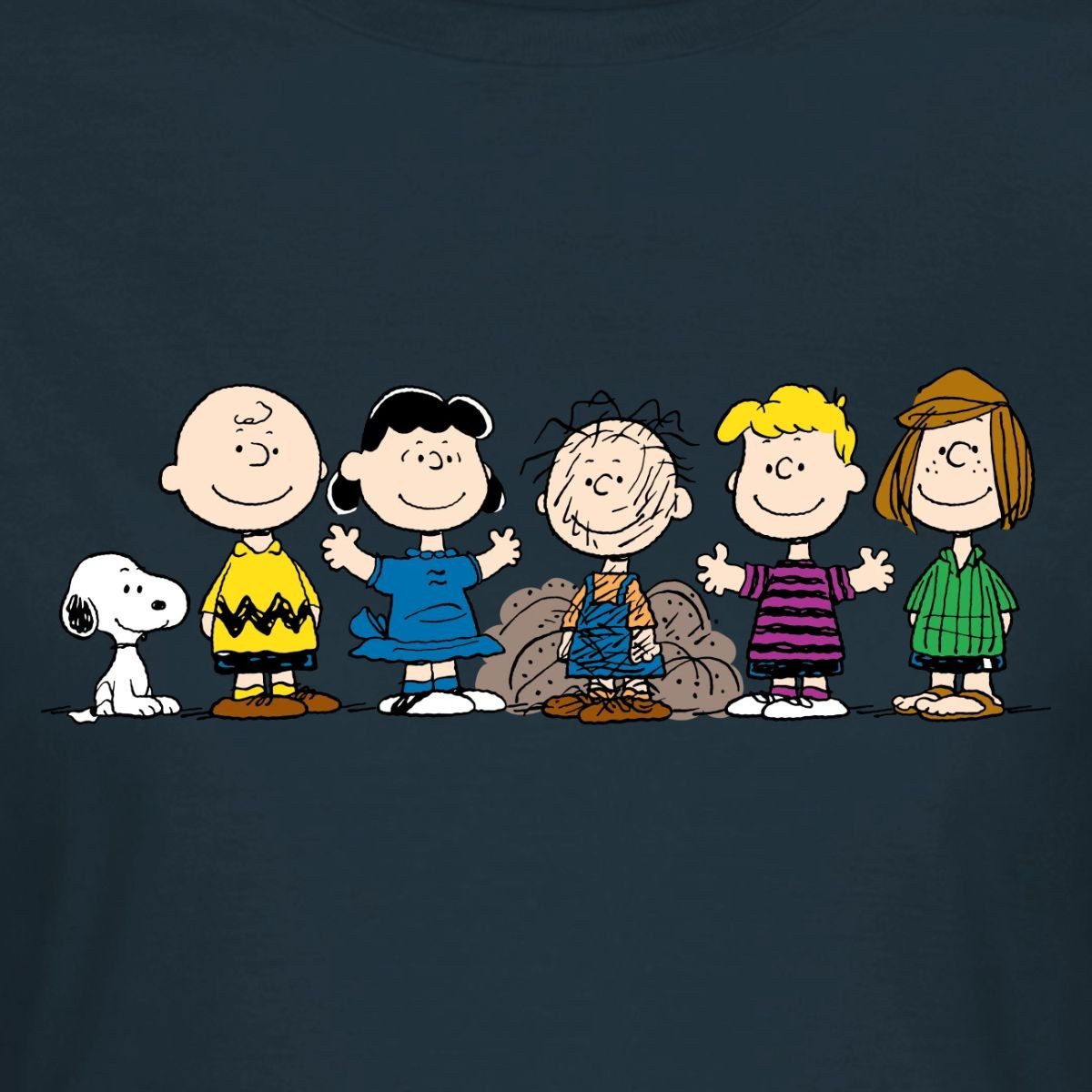 Spreadshirt T-Shirt Peanuts Snoopy Und Seine Freunde Frauen T-Shirt (1-tlg) Slim Fit, fällt klein aus