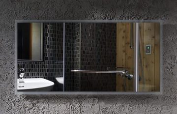 MySpiegel.de Badspiegel Beleuchtet nach Maß LED Allround Wandspiegel Lichtspiegel