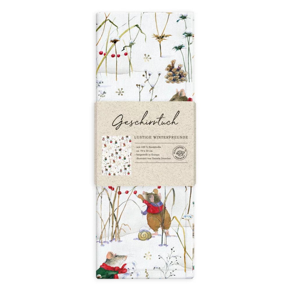 Grätz Verlag Geschirrtuch Geschirrtuch mit Motiv, 100% Baumwolle, (1 Tuch, günstig online kaufen