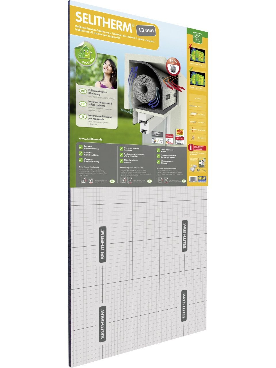 Selit Rollladenkastendämmung Selitherm Rollladenkasten-Dämmung Set 13 mm günstig online kaufen