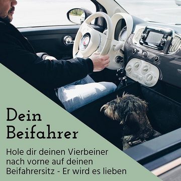 riijk Tiertransporttasche Auto - Hundesitz bis 12,00 kg, Hunde Autositz für kleine und mittelgroße Hunde