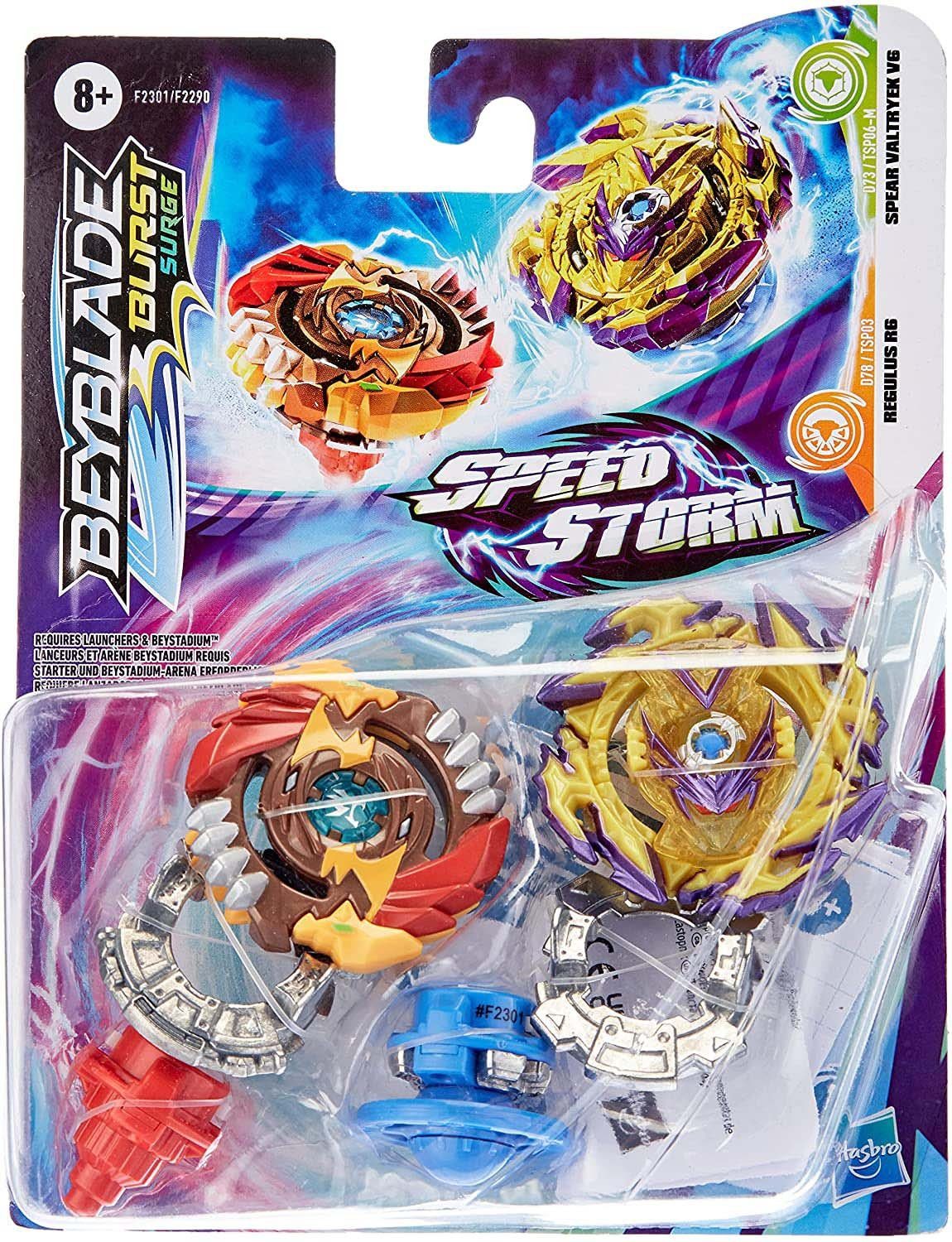 Speed-Kreisel Hasbro F2290EU40; F2301EU40 - BEY SPS SPEAR VALTRYEK V6 AND REGULUS R6