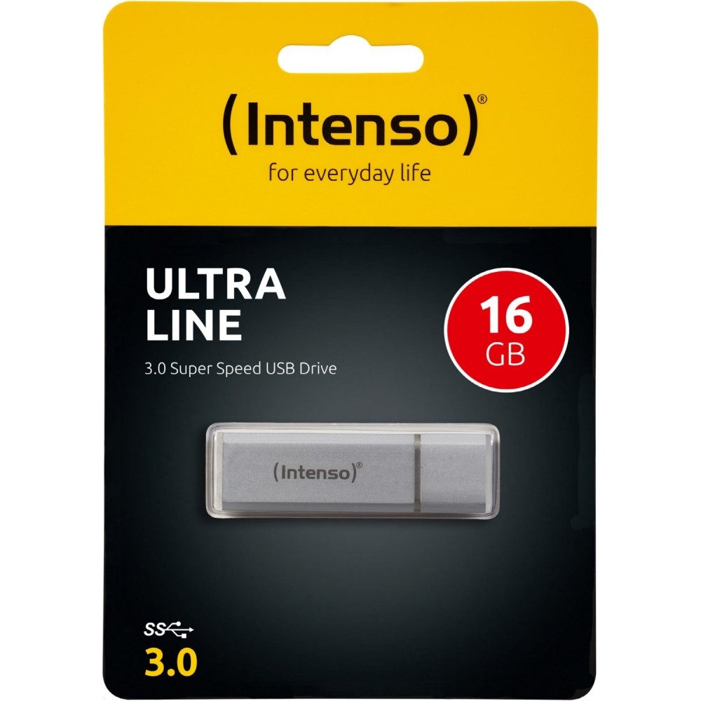 Intenso Intenso Ultra Line USB 3.0 16GB Speicherstick USB-Stick (Lesegeschwindigkeit 70 MB/s)