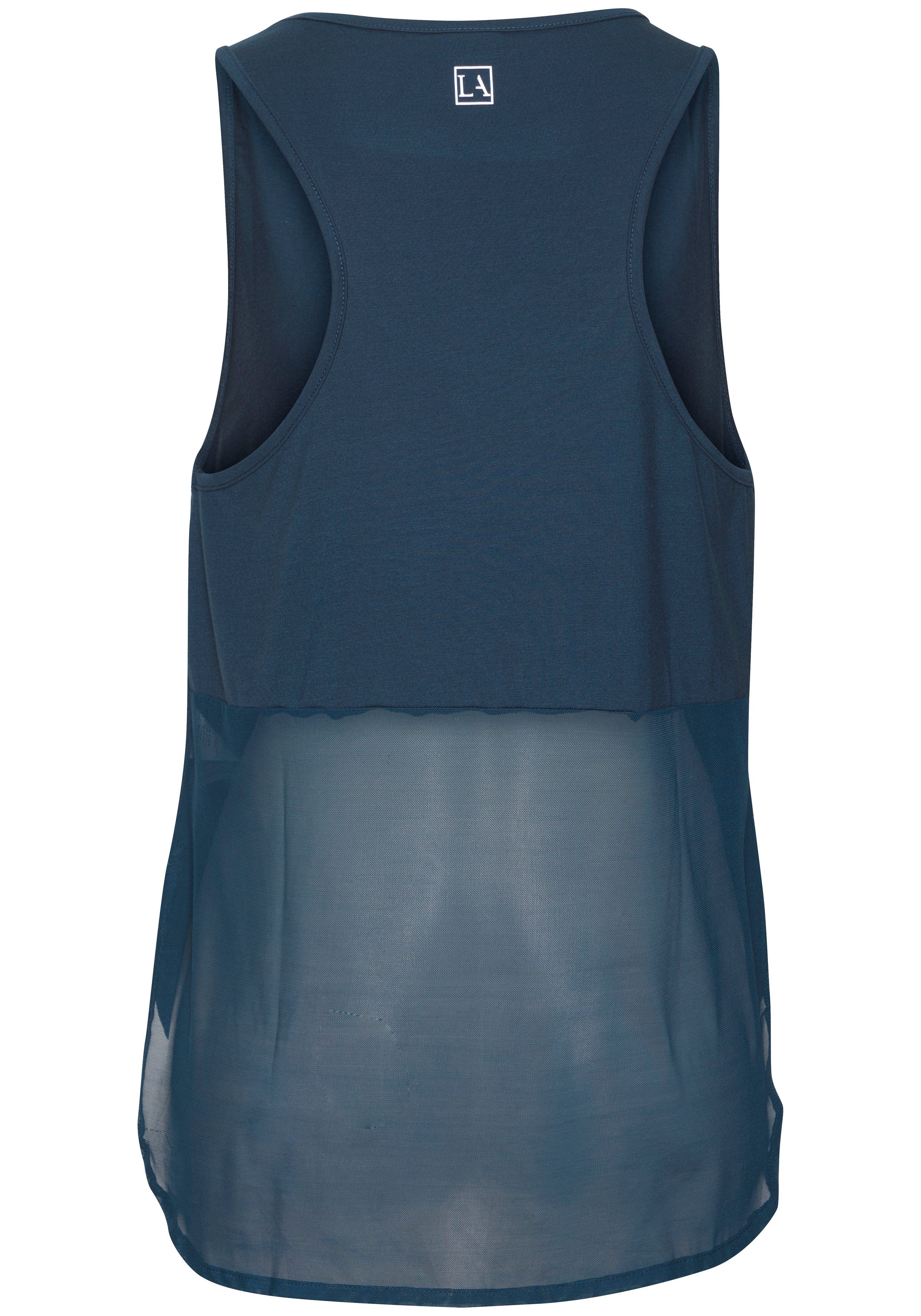 LASCANA ACTIVE Tanktop Sporttop mit Mesheinsatz und Racerback