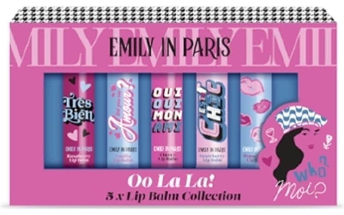 EMILY IN PARIS Lippenpflege-Set Emily In Paris Lip Balm Gift Set 5 x 4g