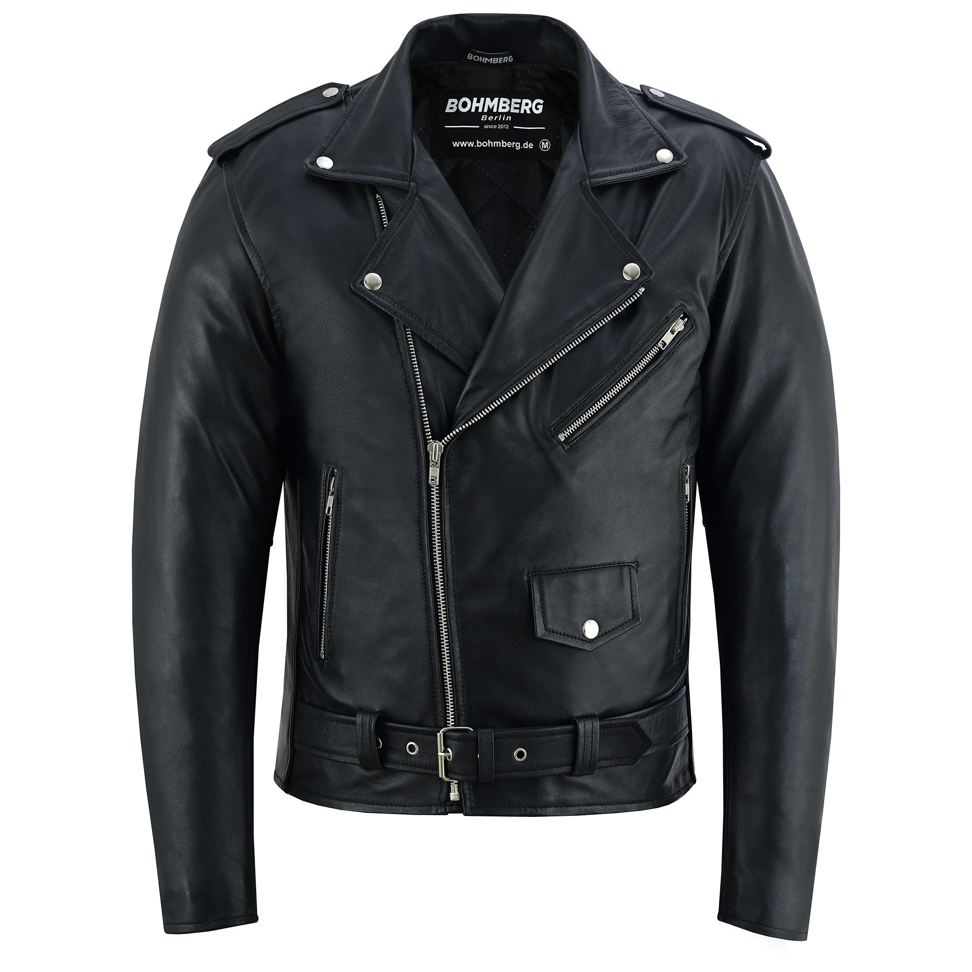 BOHMBERG Lederjacke LEOS Herren Biker-Übergangsjacke aus günstig online kaufen