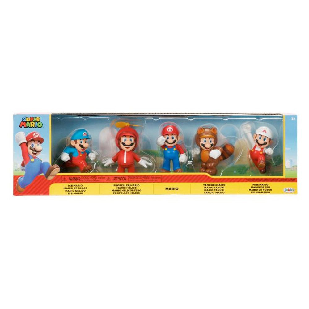 Nintendo Spielfigur Nintendo Super Mario Figuren 5er Set Only Mario, 6,5 cm