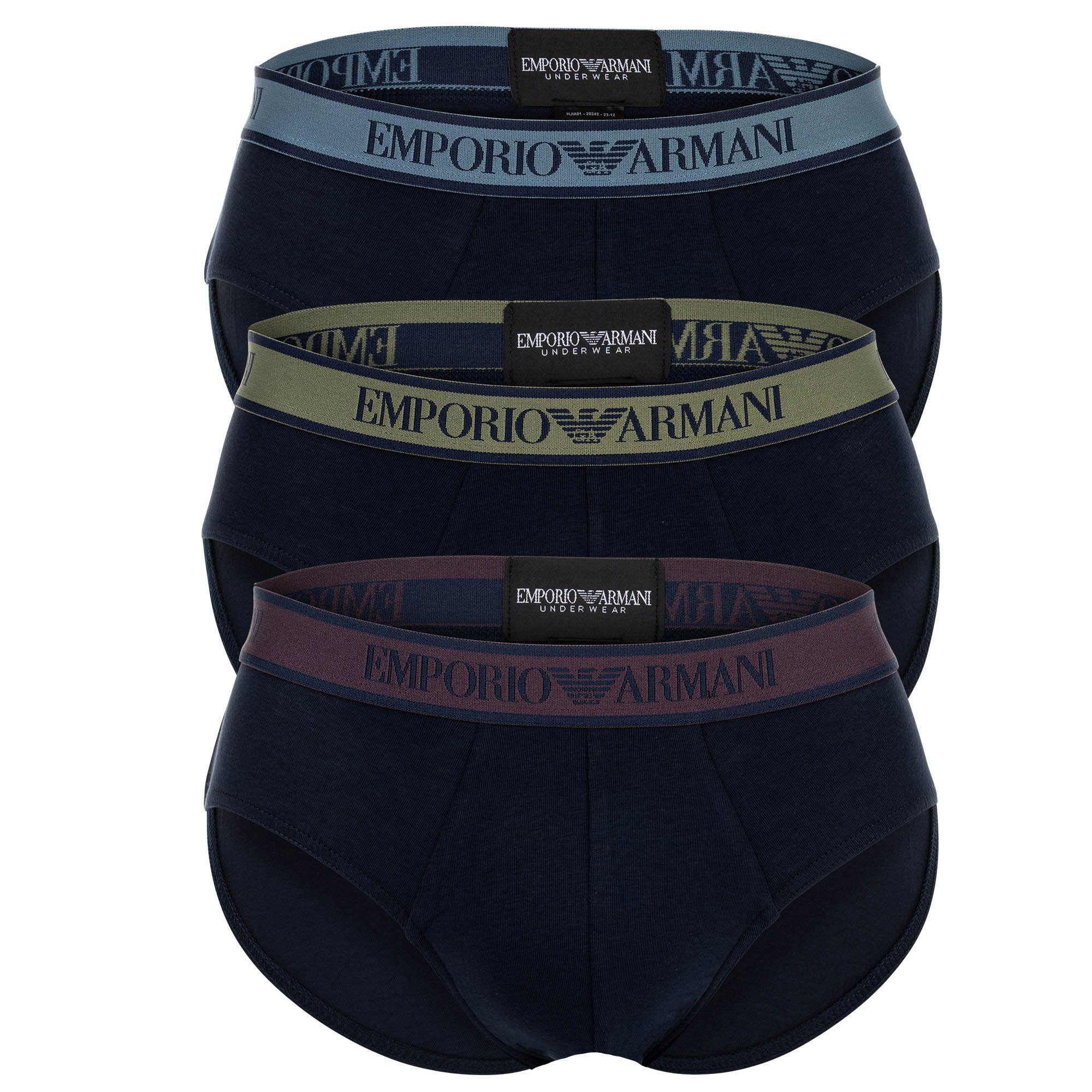 Slip Herren Slip 3er Pack Baumwolle Core Logoband