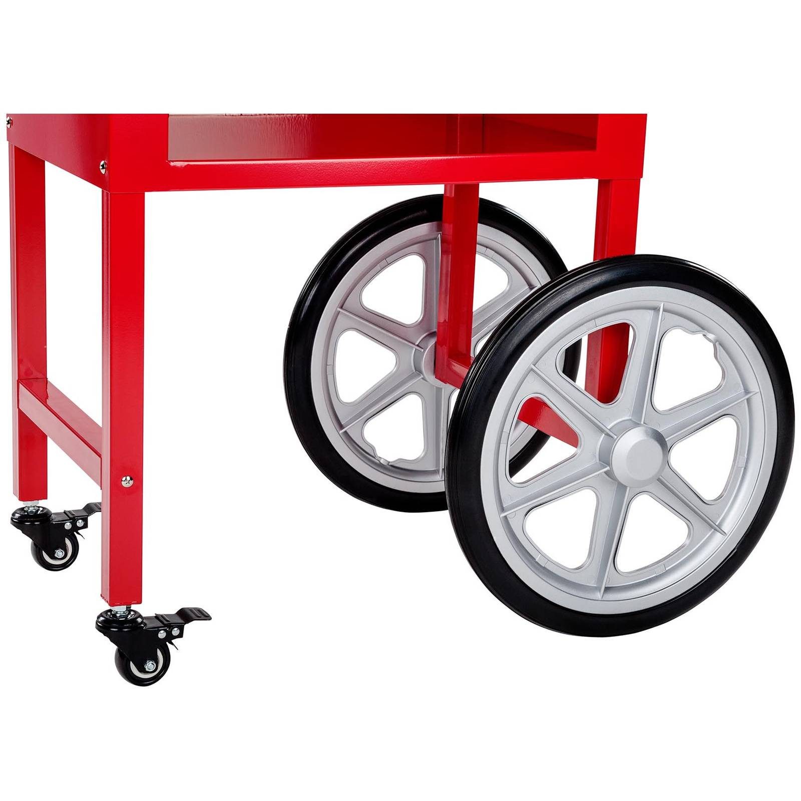 Royal Catering Popcornmaschine Popcornwagen für Popcornmaker Arbeitsfläche 37 x 51 cm Popcorntrolley