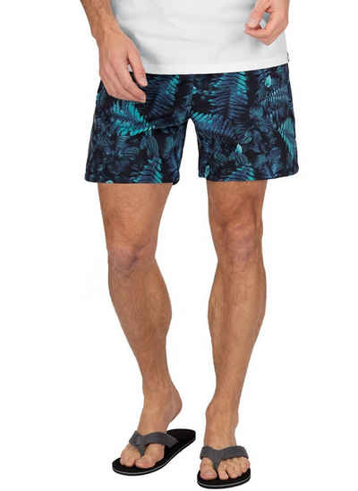 Trigema Shorts TRIGEMA Bade-/Freizeitshorts mit Druckmotiv (1-tlg)