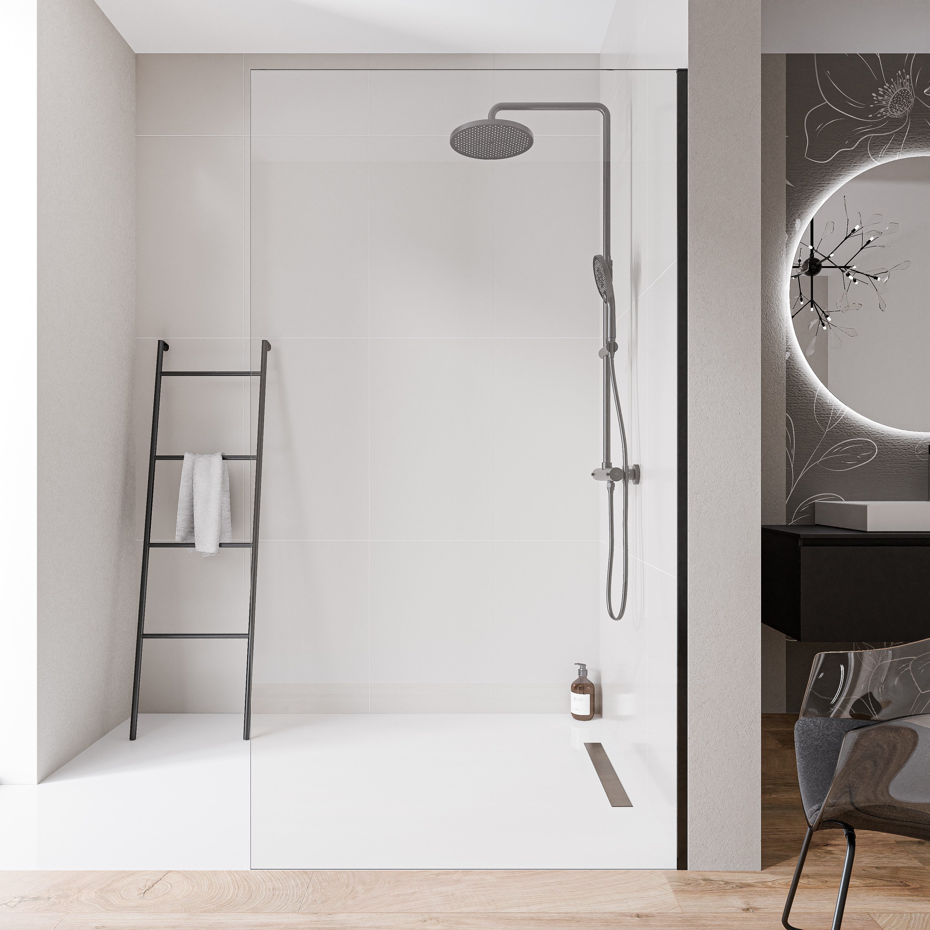 Bernstein Walk-in-Dusche EX102-2 70x220cm, (Einzelelement), 10 günstig online kaufen