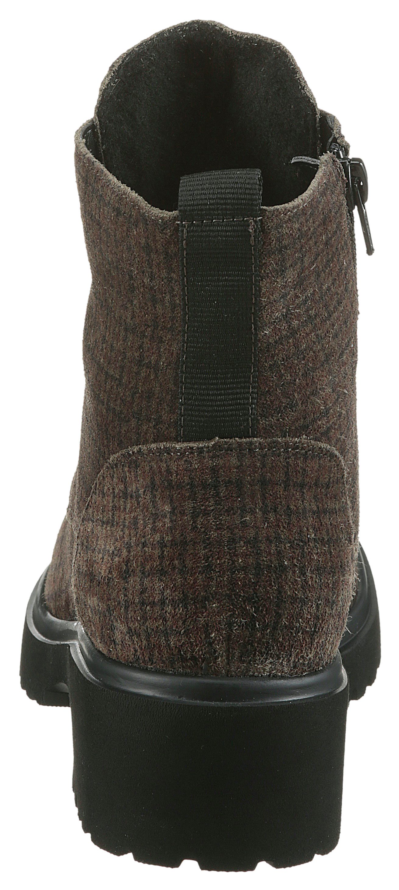 Waldläufer H-LUISE Schnürstiefelette Schnürboots, Profilsohle, Blockabsatz, in Komfortweite H (sehr weit)