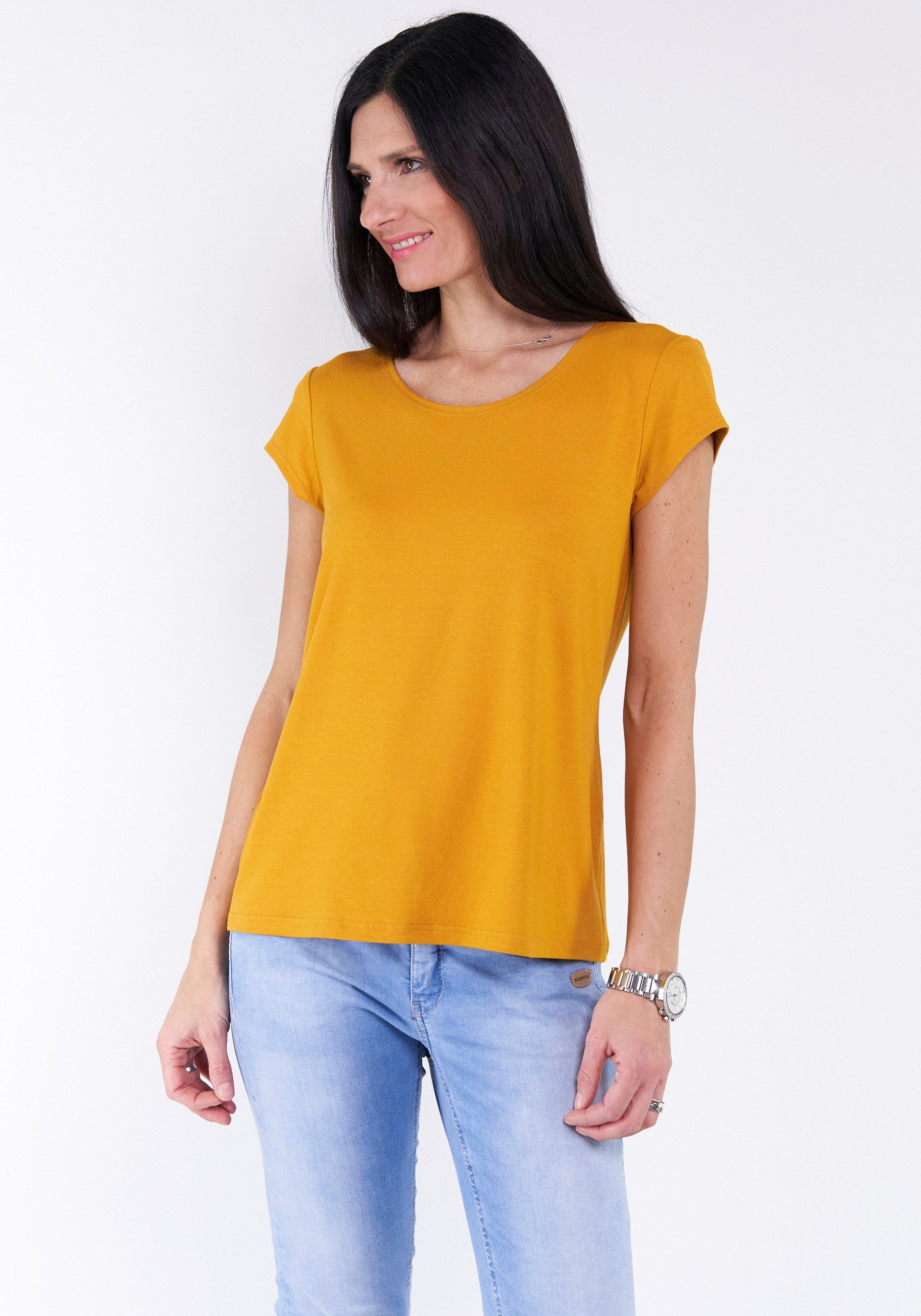 Seidel Moden T-Shirt mit Kappenärmel, MADE günstig online kaufen