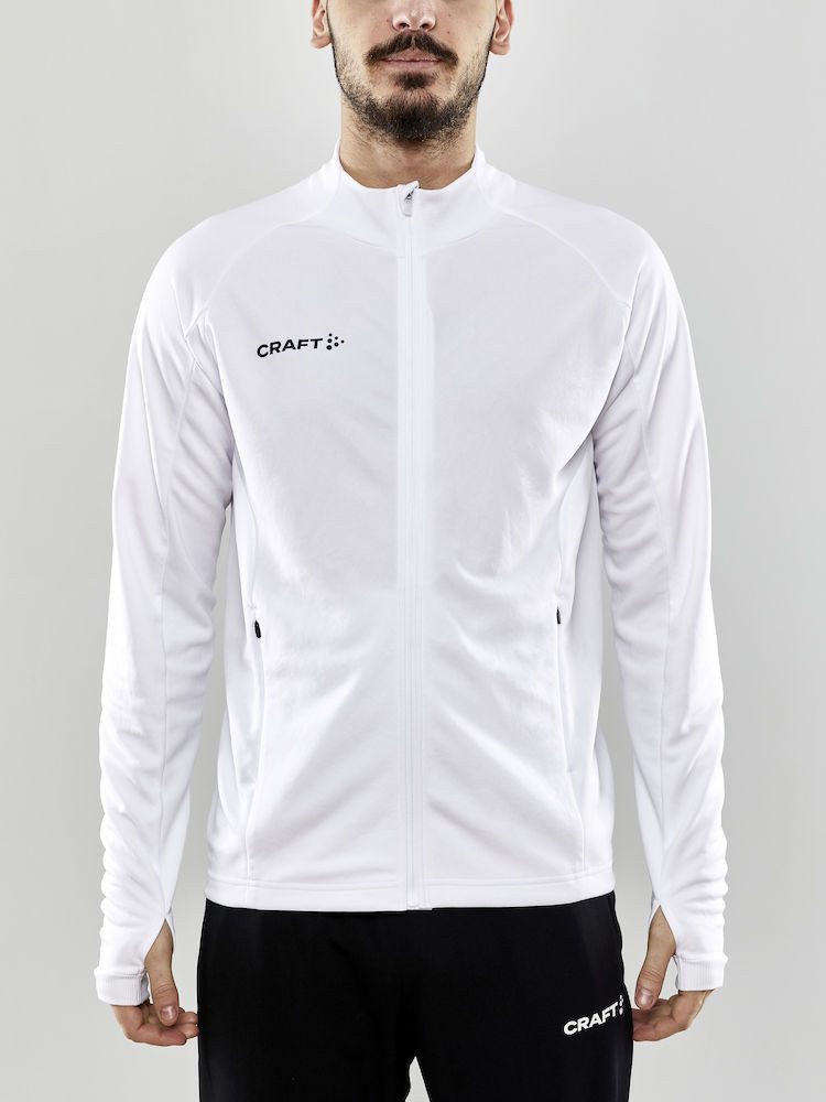 Craft Trainingsjacke Evolve Full Zip - strapazierfähige Mid-Layer-Jacke aus Stretchmaterial