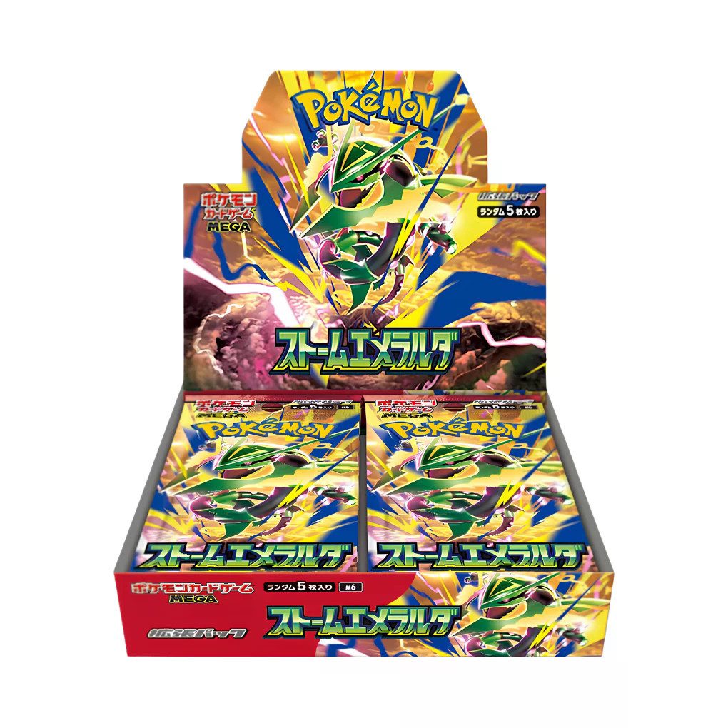 The Pokémon Company Sammelkarte Pokémon Storm Emeralda M6 Booster Display Japanisch