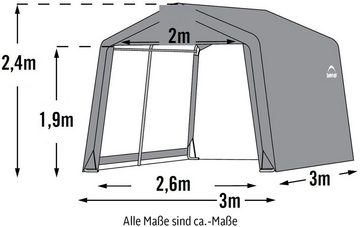 ShelterLogic Foliengerätehaus, BxT: 300x300 cm