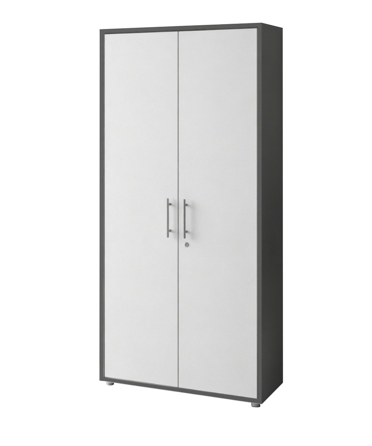 BMG Möbel Aktenschrank Office Edition abschließbar, 5 Ordnerhöhen, Platz für über 45 DIN A4 Ordner
