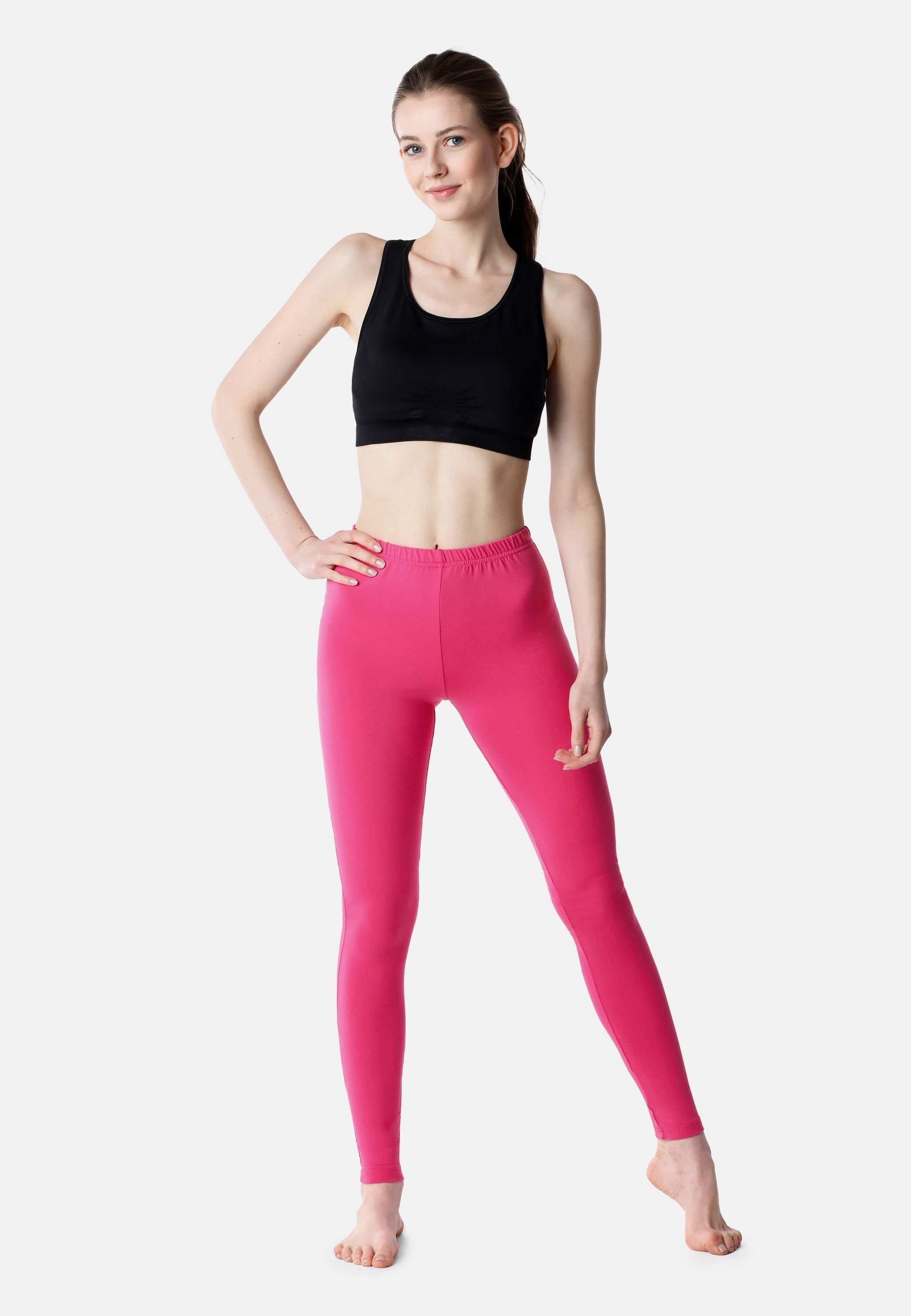 Bellivalini Leggings Damen Lange Hose Freizeithose mit bequemem Bund BLV50-203 (1-tlg) aus Viskose