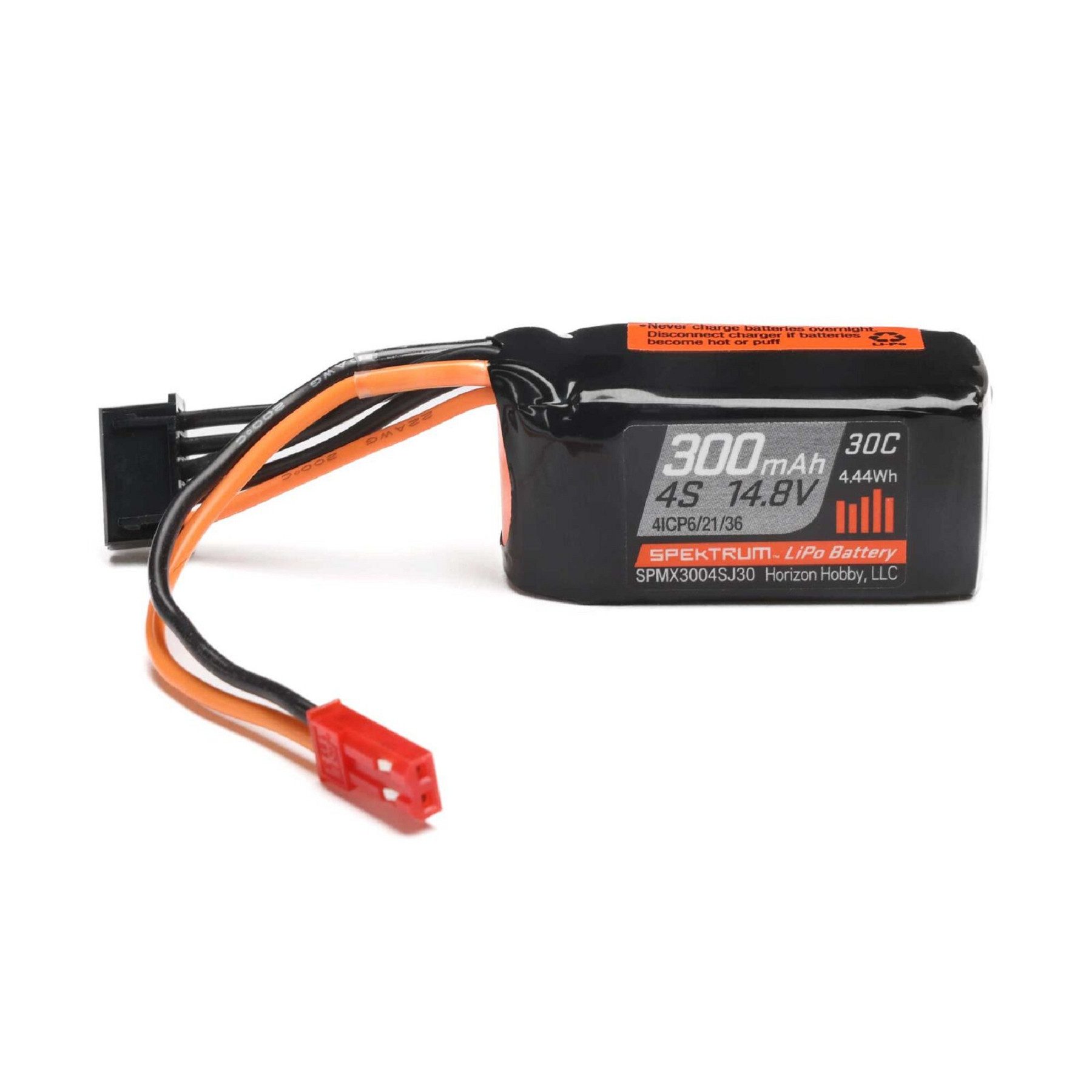 Spektrum Spektrum Lipo Akku 4S 14,8v 300mAh 30c JST-RCY RC-Fernsteuerung