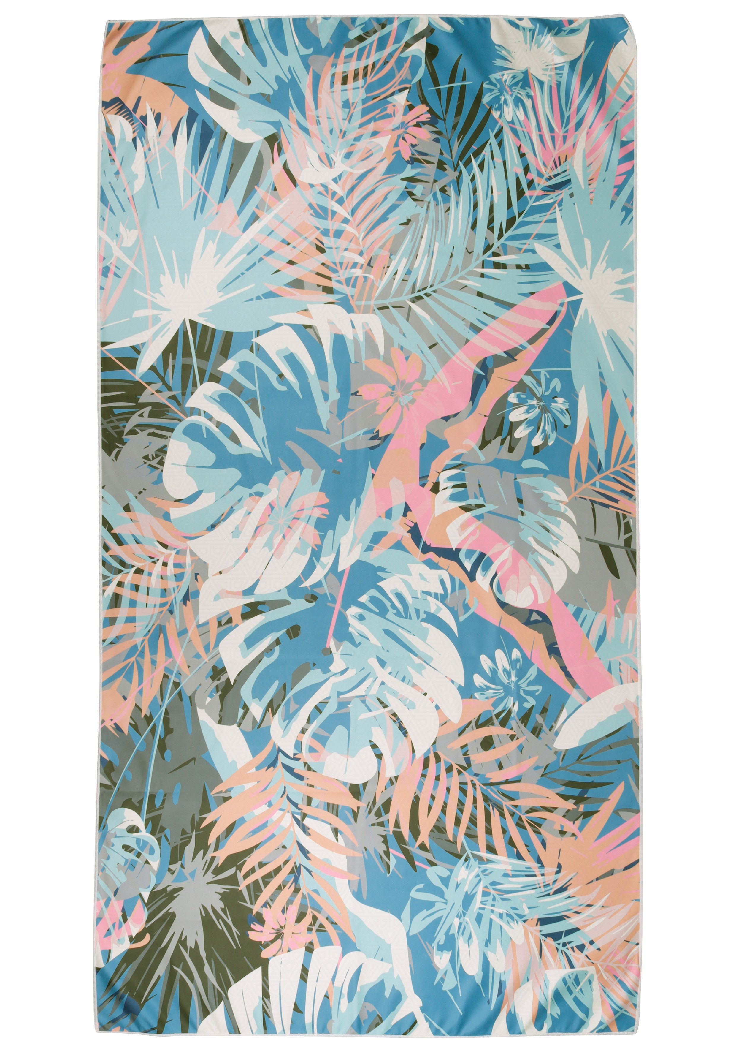 Capelli New York Strandtuch, Microfaser (2-St), schnelltrocknend, inkl. praktischer Tasche