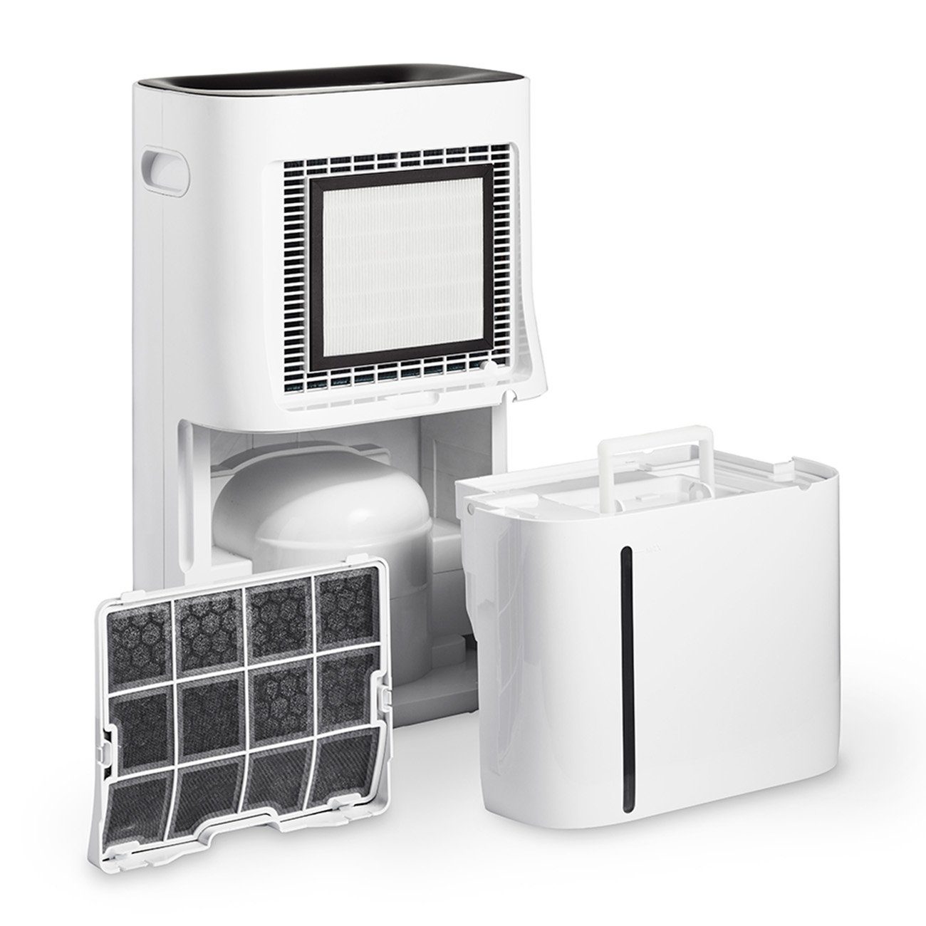 Clean Air Optima Luftentfeuchter CA-705 SMART - Luftentfeuchter und Luftreiniger, für 125 m³ Räume, Entfeuchtung 16 l/Tag, Tank 6,5 l, Clean Air Optima® App