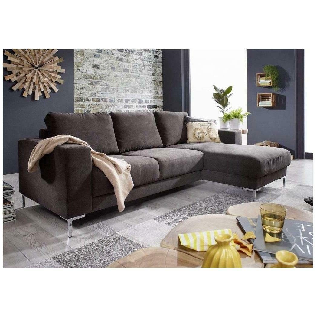 JVmoebel Ecksofa, Wohnlandschaft L-Form Couch Textil Design Ecksofa Polster Garnitur