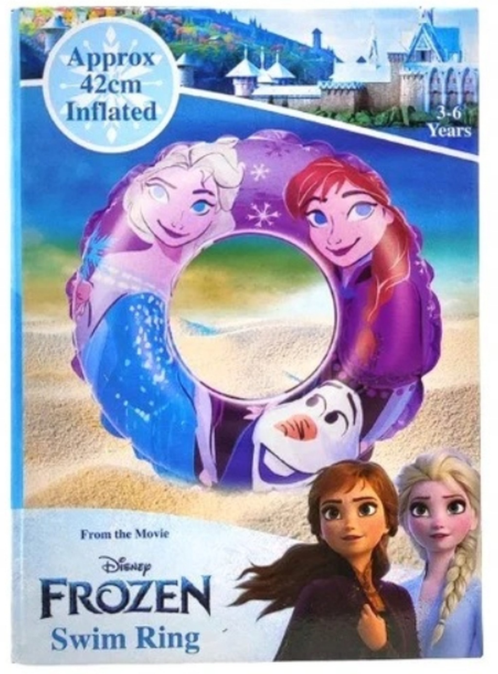 SAMBRO Schwimmring Schwimmring Swim Ring 42 cm FROZEN Anna Elsa