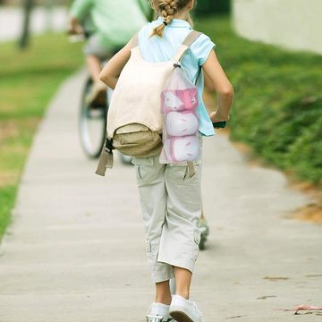 YI Protektoren-Set Kinder-Skibindungen, verstellbares Knie- und Ellbogenschutz-Set 6 in 1