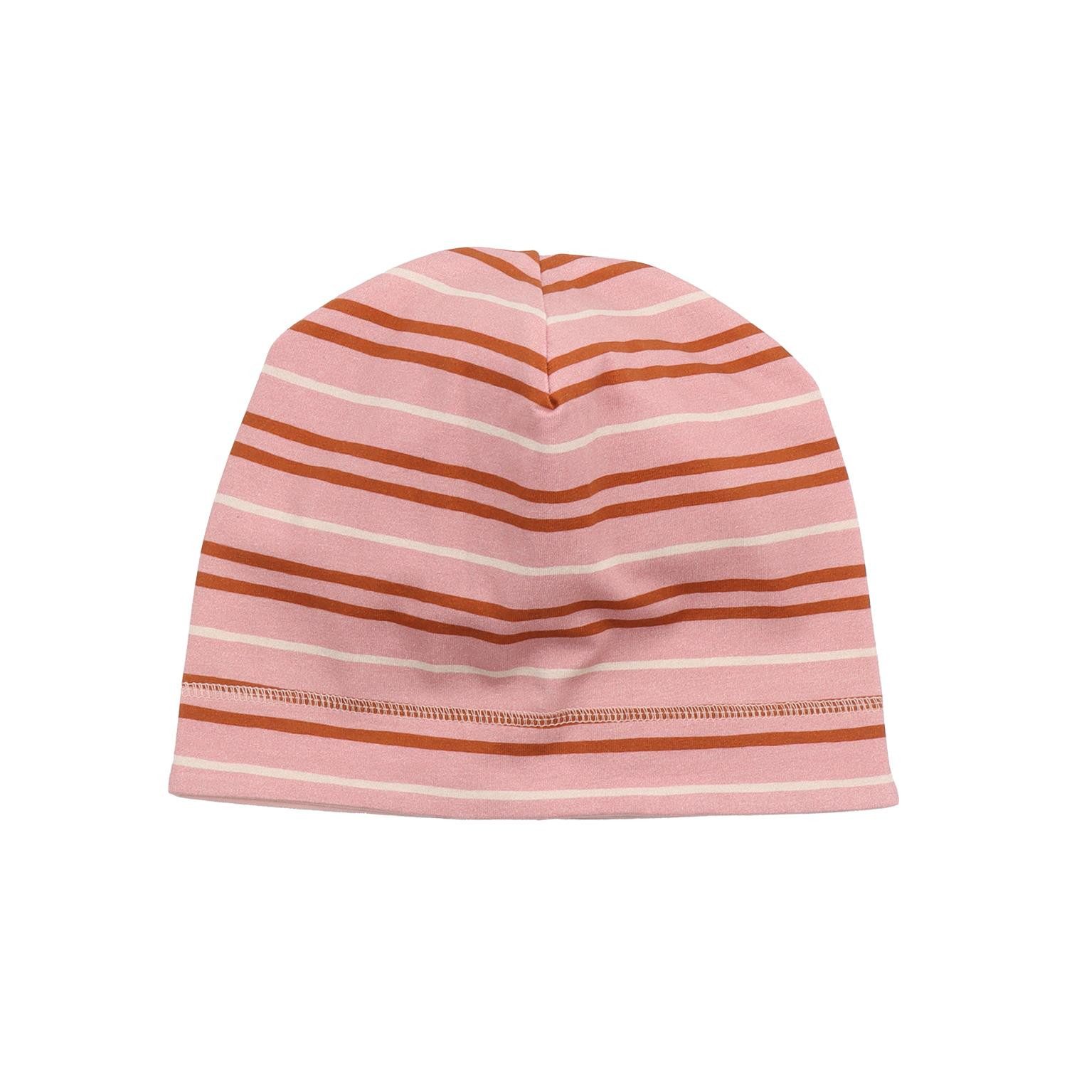 Walkiddy Jerseymütze Walkiddy mit Rose Streifen aus Bio Baumwolle